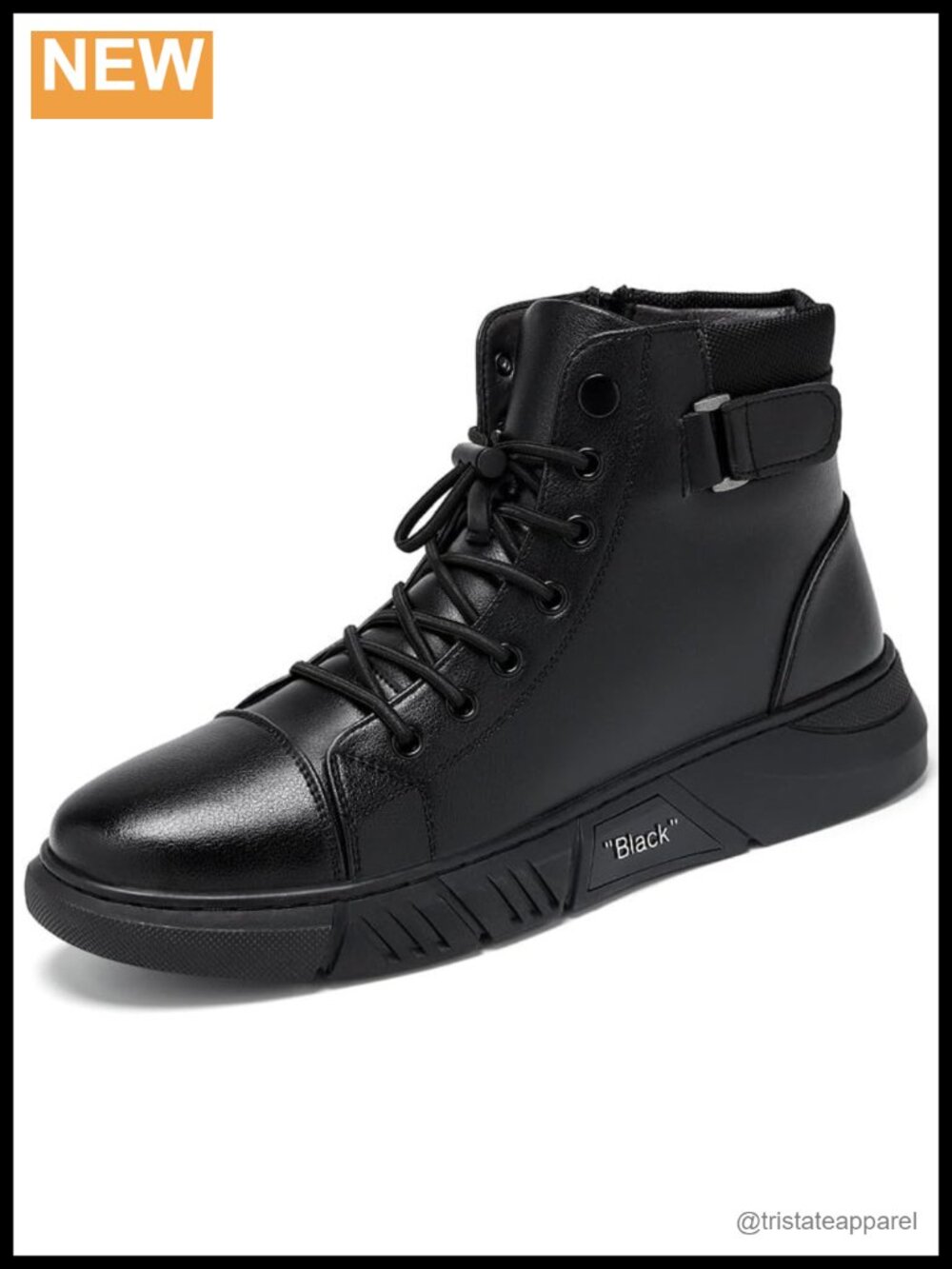 Waterproof Leather Chukka Boots Handmade Zipper Ankle Business Casual